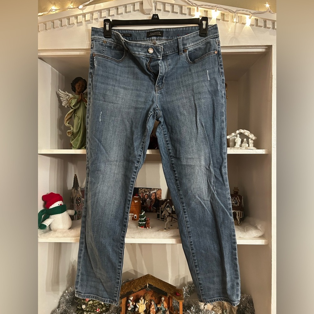 Talbots Women's boyfriend Jeans in Blue